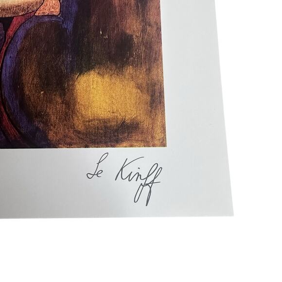 LINDA LE KINFF 2015 Seriolithograph MAGALI AU BOUQUET Park West Gallery COA - Picture 3 of 7